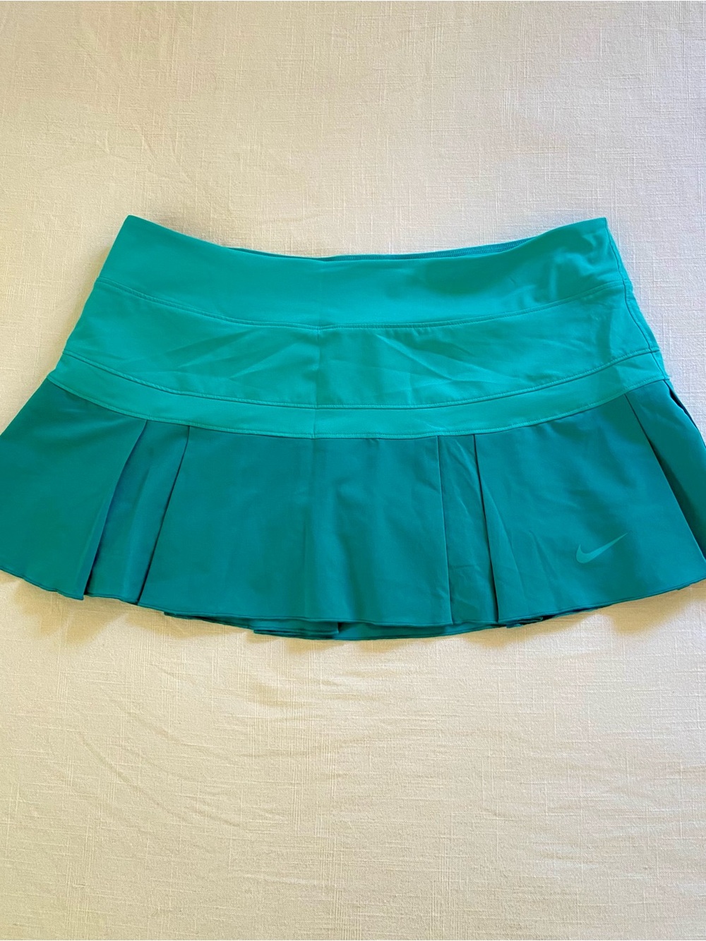 Teal Green Nike Dri-Fit Athletic Gym Running Skort Skirt Women's Size L Large